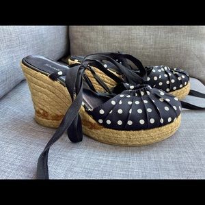Polka dot sandals